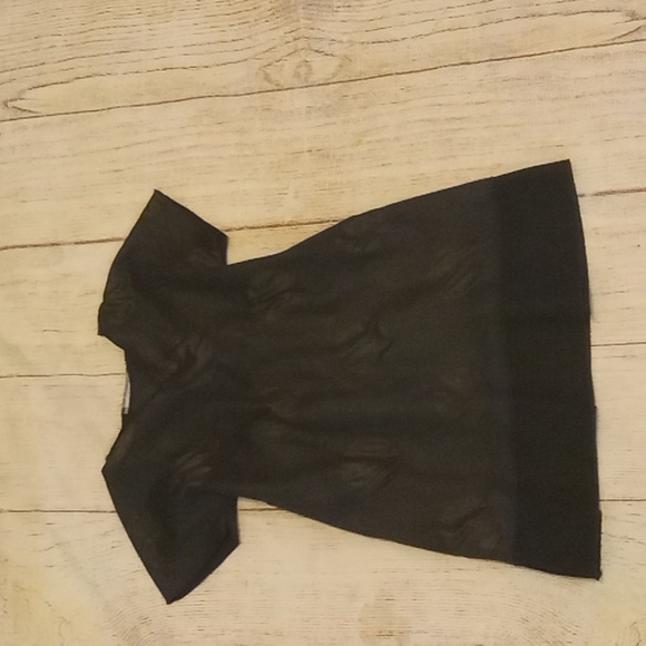 Frugoo black textured dress size 4 - Picture 4 of 6